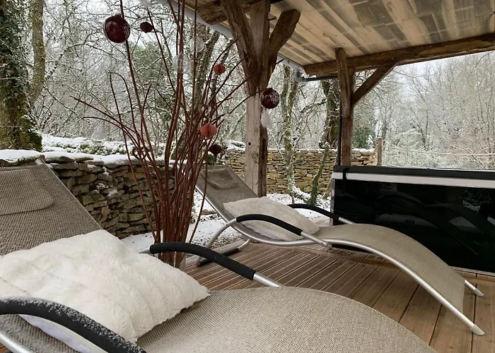 Domaine Du Mas De Tourel Avec Piscine Et Privatif Dans Le Lot 롯지